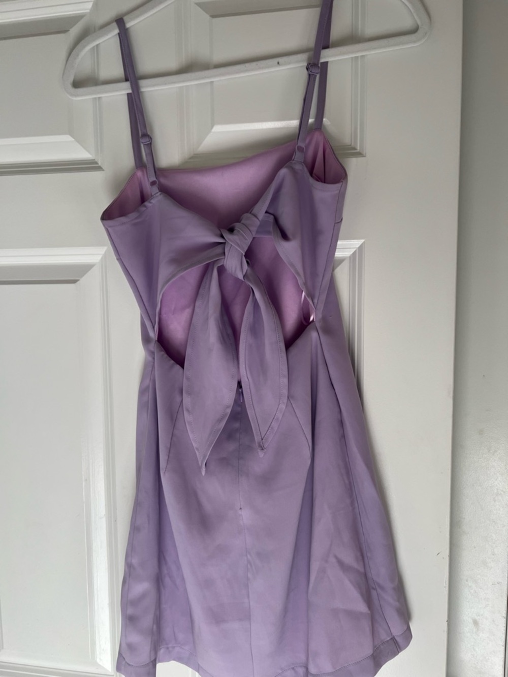 superdown Lilac Scoop Neck Mini Dress - Picture 5 of 6